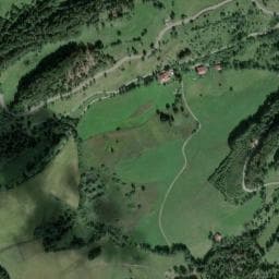 Vue de Aire naturelle de camping - Le Castelblanc