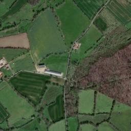 Vue de Camping à la ferme Les Lodges de l'Aubertière