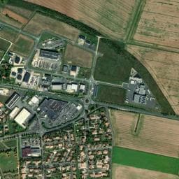 Vue de Aire de Services de Camping-Car de Vouillé