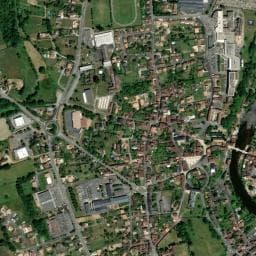 Vue de Aire de Camping-Car de Montmorillon