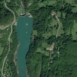 Vue de Camping municipal de la Baume