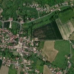 Vue de Aire de Camping-Cars de Billy