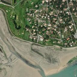 Vue de Aire de stationnement camping-cars des Portes-en-Ré
