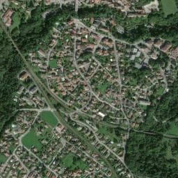 Vue de Aire de camping-car à La Roche-sur-Foron