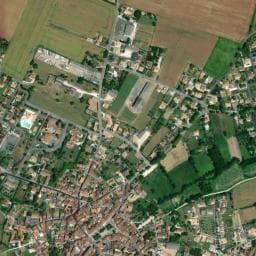 Vue de Aire de Camping-cars - Aulnay-de-Saintonge