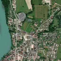 Vue de Camping du Haut-Rhone
