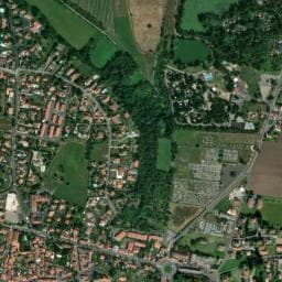 Vue de aire camping cars pont-du-chateau