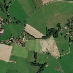 Vue de aire de camping car des quatre vents