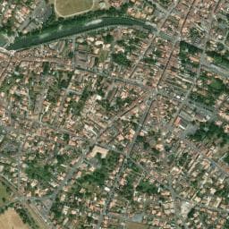 Vue de Aire Municipale de stationnement le Pré des Écluses - Saujon