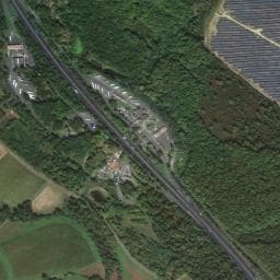 Vue de Aire de camping-car à Saint-Léger