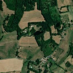 Vue de Camping à la ferme du Domaine de Royères