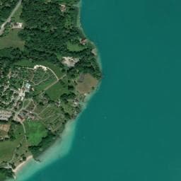 Vue de Camping Huttopia Lac d'Aiguebelette