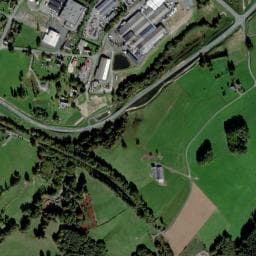 Vue de Aire d'accueil de camping-cars de Lubersac