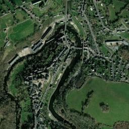 Vue de Aire d'accueil de camping-cars d'Uzerche