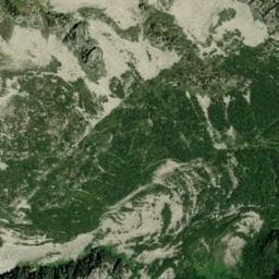 Vue de Cabane perdue sur le plan du lai