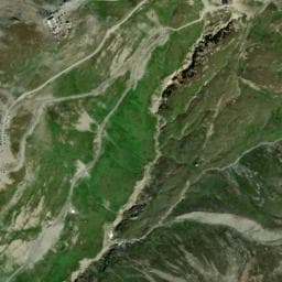 Vue de Parking nuit — Val-d'Isère