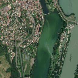 Vue de Aire naturelle de camping de l’Espace Eaux Vives