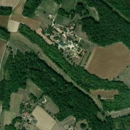 Vue de Aire Camping-car privée Ferme de Lafayas