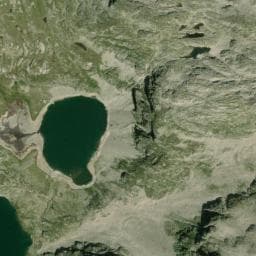 Vue de Abri du lac de la Corne