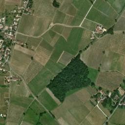 Vue de Aire naturelle de camping Les Tilleuls