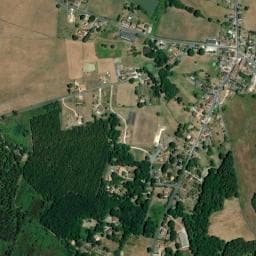 Vue de Aire de stationnement camping-car Echourgnac