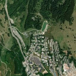 Vue de Aire de camping car - Les 2 alpes