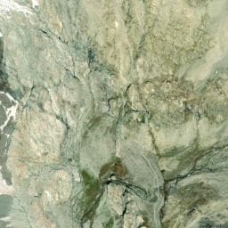 Vue de bivouac du glacier blanc