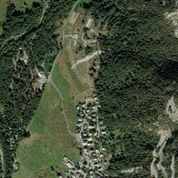 Vue de Aire de camping-car à Montgenèvre