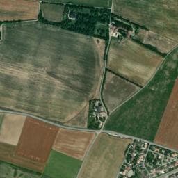 Vue de Aire naturelle de camping les Rosiers