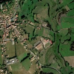 Vue de Aire Camping-car Chambon-le-Château