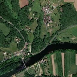 Vue de Aire de la halte nautique Vitrac