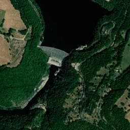 Vue de Barrage de Sarrans