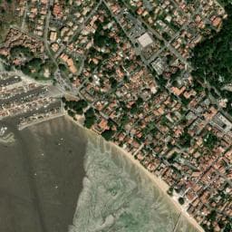Vue de Aire municipale de camping-cars