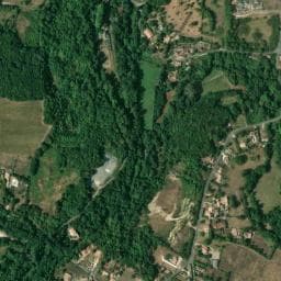 Vue de Camping naturiste Château Guiton