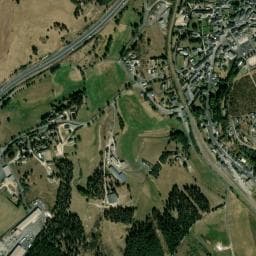 Vue de Aire camping-car Aumont-Aubrac