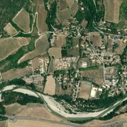 Vue de Aire de Camping Car des Chapelains