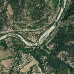 Vue de Camping Le Pont d'Espenel