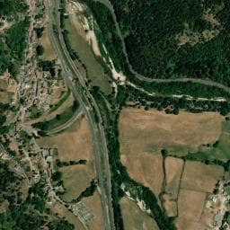 Vue de Aire Naturelle de Camping de Luc