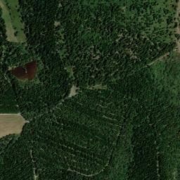 Vue de Abri de l'étang de l'Auradoux