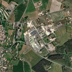 Vue de Aire de stationnement de Monflanquin (village)