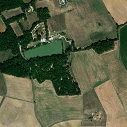 Vue de Aire de camping-cars de Cancon
