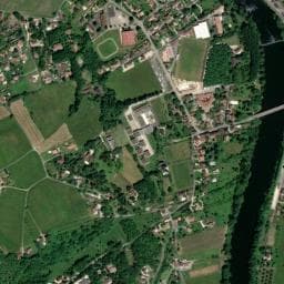 Vue de Aire de camping-car de Luzech