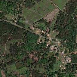 Vue de Aire naturelle de camping Le Frézat
