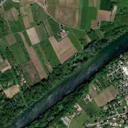 Vue de Aire de camping-car de Sampzon