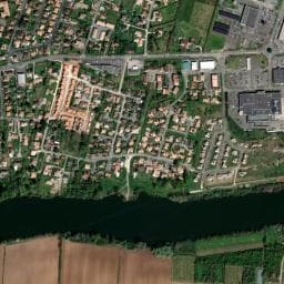 Vue de Aire de services de Villeneuve-sur-Lot