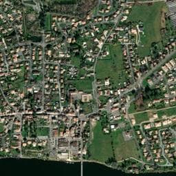 Vue de Camping municipal Les berges du Lot