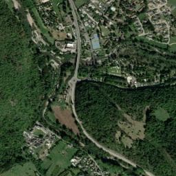Vue de Aire de camping-car à Florac Trois Rivières