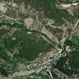 Vue de Parking des gorges d'Ubrieux