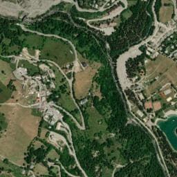 Vue de Aire de camping-car à Villars-Colmars