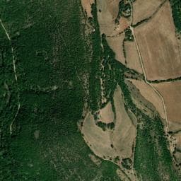 Vue de Aire naturelle de camping la Blaquière